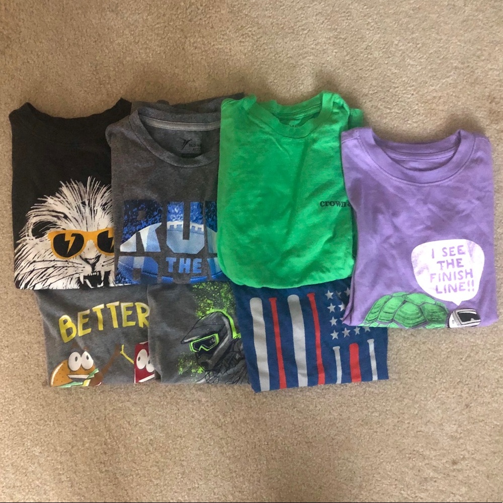 Boys 6/7 tshirt bundle